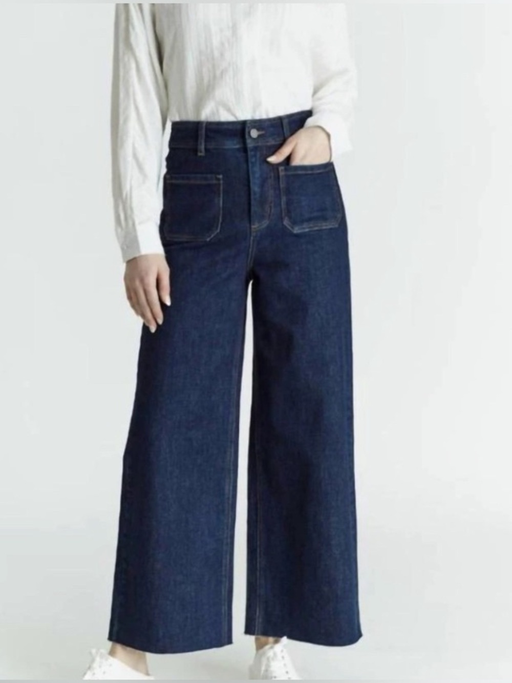 OAT New York Wide Leg High-Rise Patch Pockets for Women NWOT - 12/31